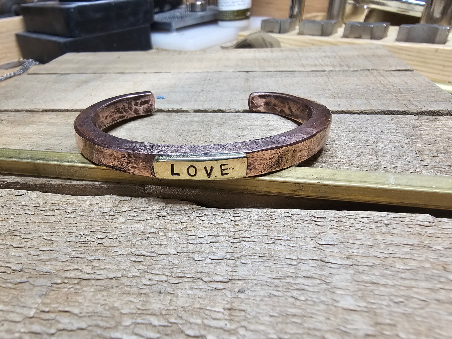 Stamped bracelet