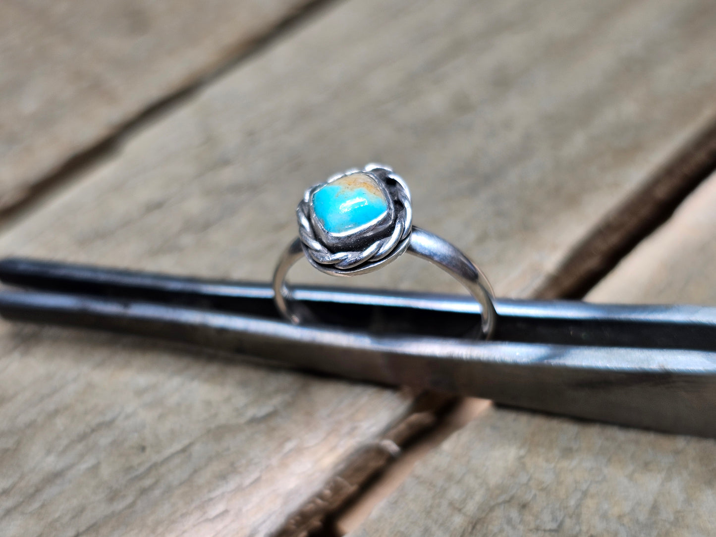 Sterling ring with turquoise