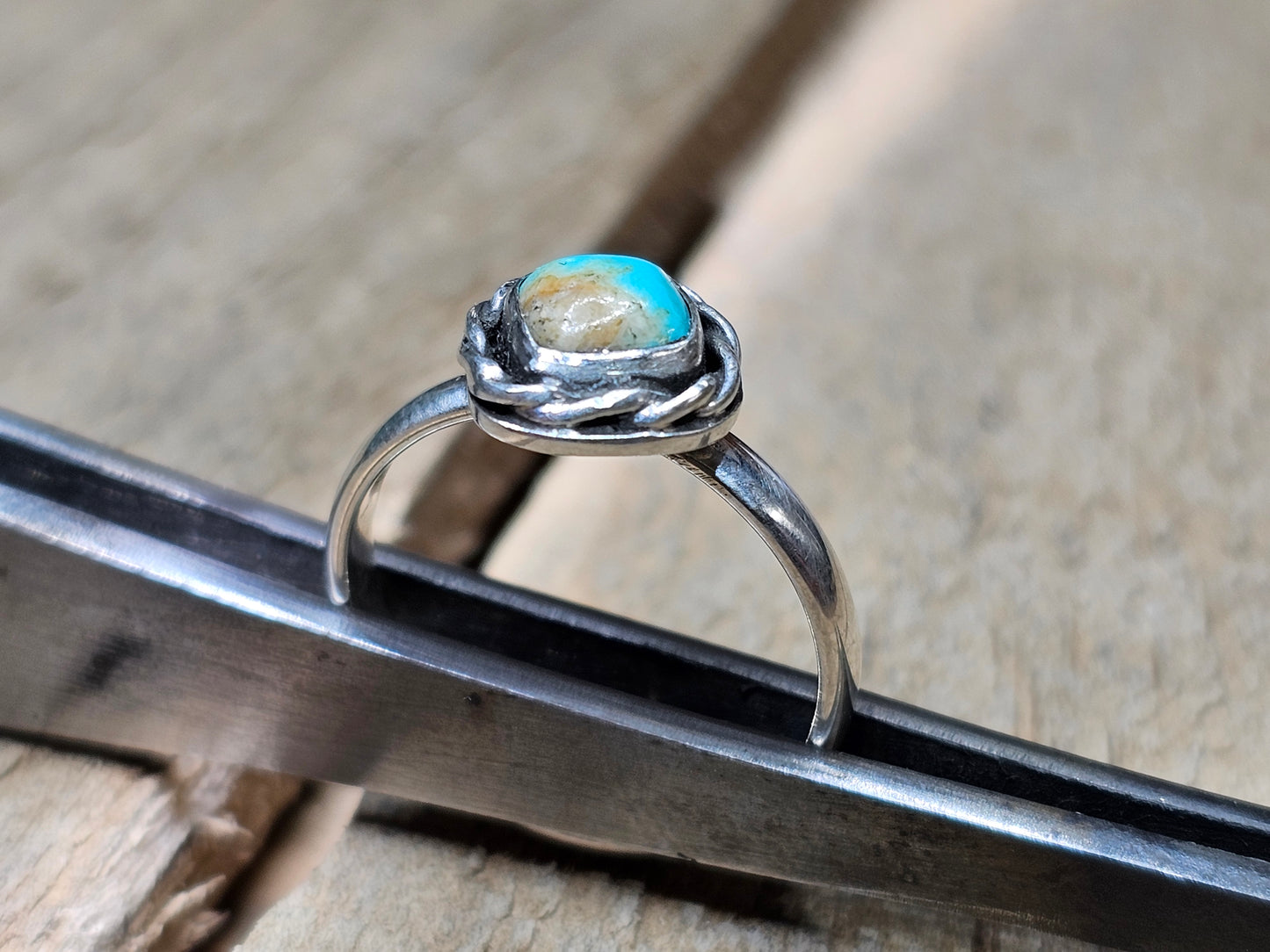 Sterling ring with turquoise