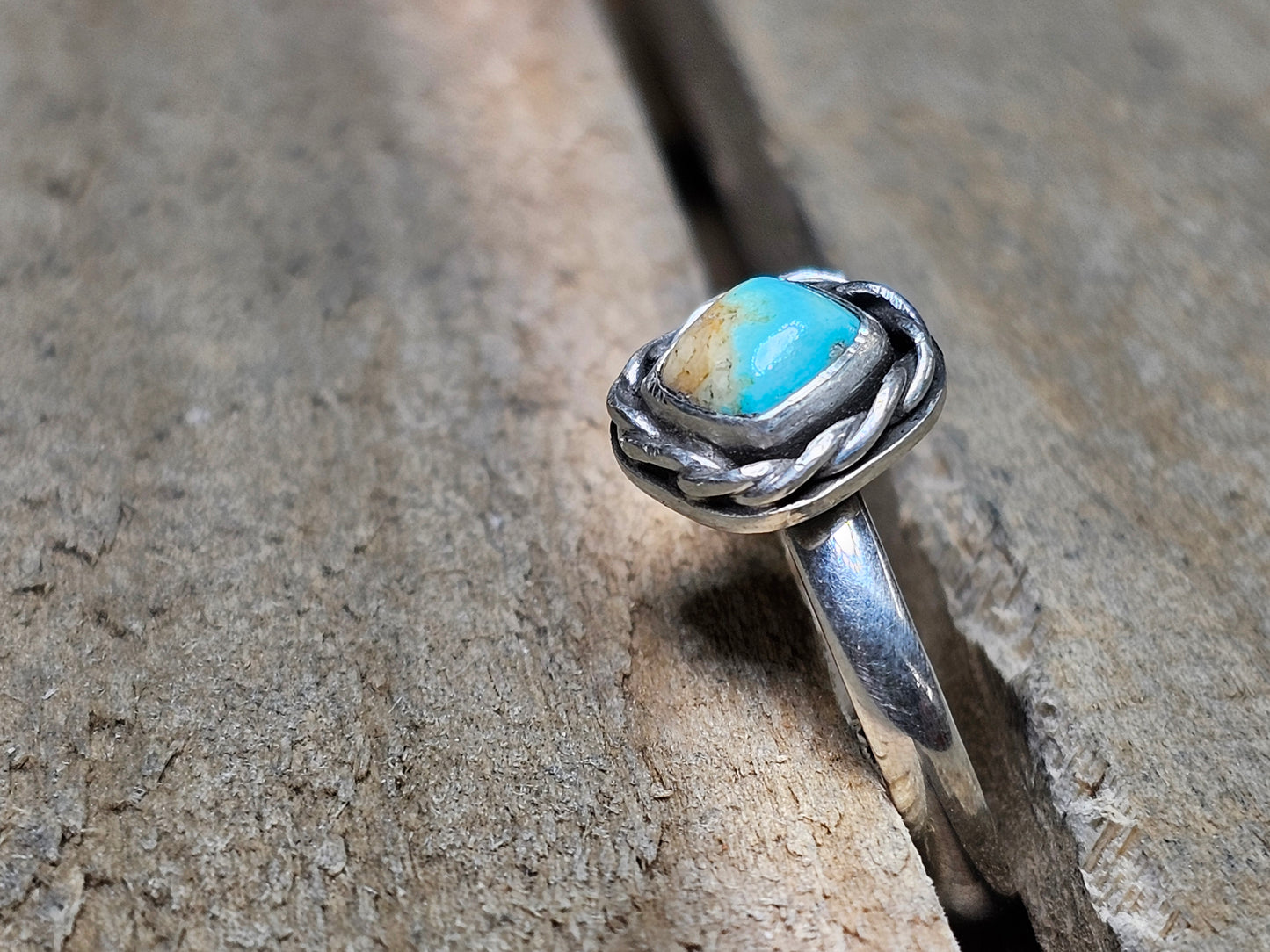 Sterling ring with turquoise