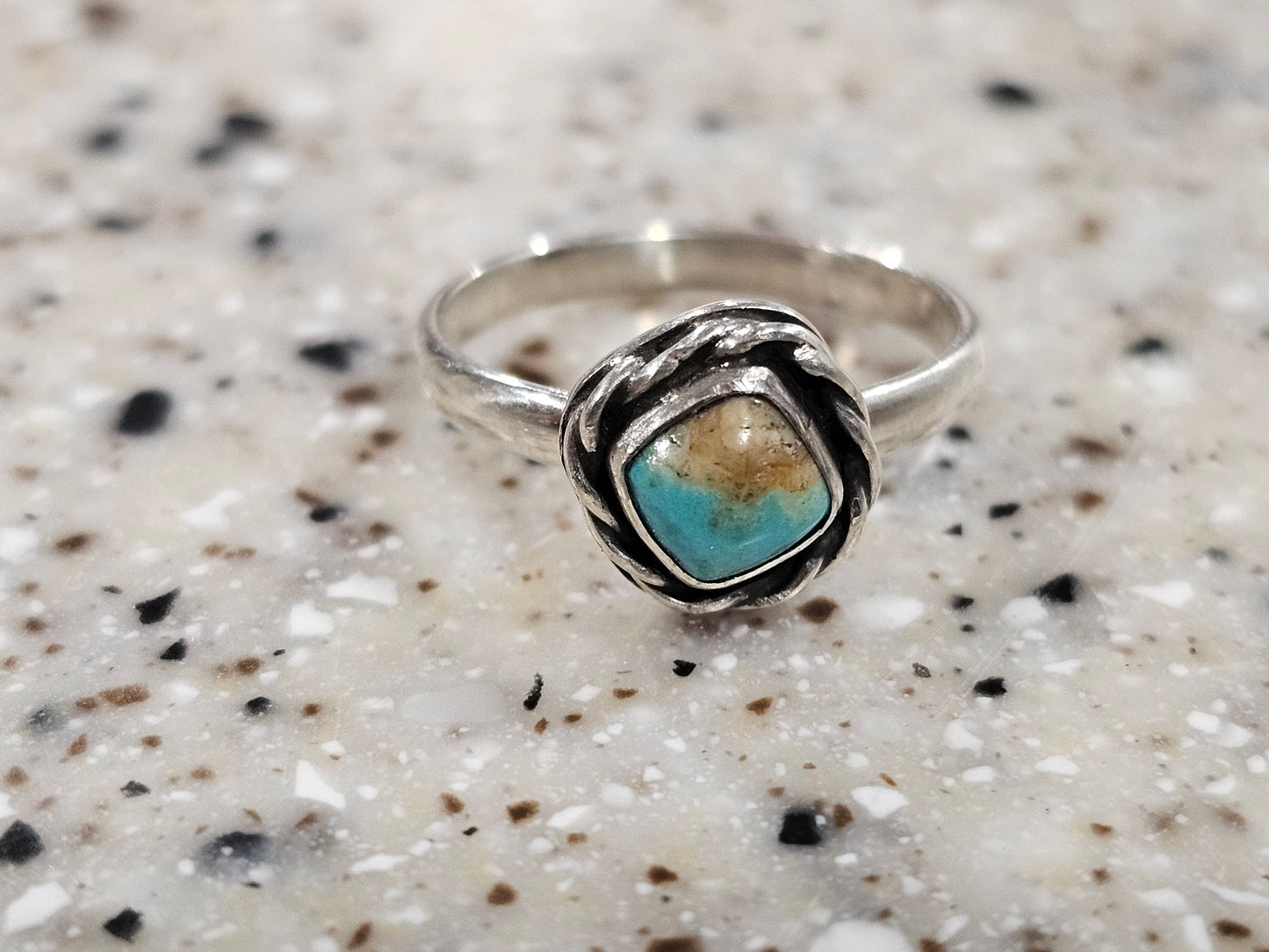 Sterling ring with turquoise